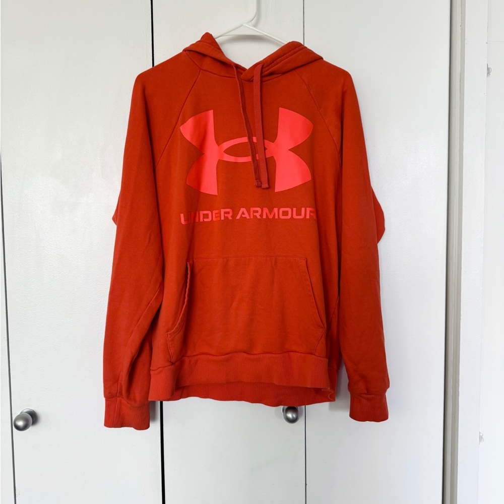 PRICE DROP! Under Armour orange hoodie